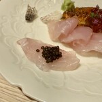 虎白 - キャビア・オン・シロアマダイ！