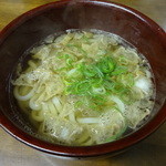 ろくつぼや - かすうどん600円