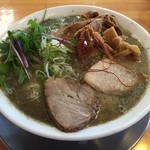 麺饗 松韻 - 麺響 松韻　限定鶏白湯煮干　2014年11月Ver.　820円