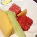 西堤牛排 - フルーツ。