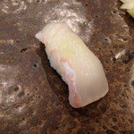 小判寿司 - ヒラメ  塩酢橘で