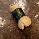 小判寿司 - タイラギ 炙りで