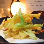 蕎麦切り 春のすけ - ネギ天♩