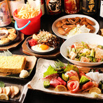 肉と魚とめん料理が充実している店 なにがし - 料理写真:単品集合2020.9