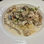 芝ふく - チキンキノコのクリーム