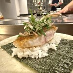 鉄板料理 らくだ - 手巻き
和歌山県産ムロアジ