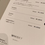 ブルーノート東京 - 2025.11 ドリンクメニュー