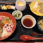 海鮮御食事処 鴨川 - 料理写真:鯛めし丼　天ぷら御膳