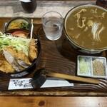 福和打 - チキン丼セット カレーうどん