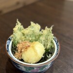 鵠沼海岸 蕎麦兄 - 料理写真:トロ玉天丼