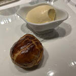 ル・マノアール・ダスティン - 栗のパイ包み焼き　ヴァニラアイスクリーム添え