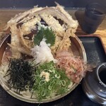 大地のうどん 博多駅ちかてん - ごぼう天おろしぶっかけ800円