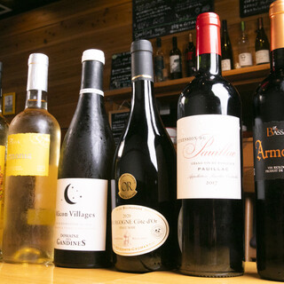自然派ワインをお楽しみください