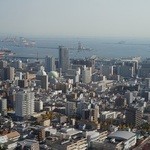 珈琲屋OB - 海側（灘・麻耶方面）　３６Ｆから。　霞んでなかったら、りんくうまで見えるでしょうね。