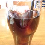 ビストロjeujeu - 生姜焼きランチ 880円 のアイスコーヒー