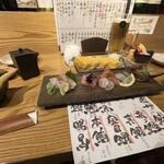 鶏と魚と炭火焼き 燈 - 