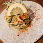 ビストロolympic - 鶏ささみとアボカドのタルタル（350円）