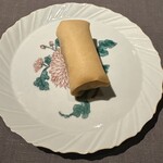 茶禅華 - 上海蟹　春巻き　生姜　紫蘇