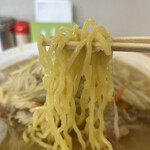 博多龍龍軒 博多駅前本店 - 縮れ麺