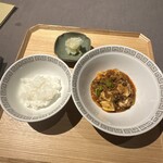 茶禅華 - 麻婆豆腐　ご飯