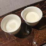 茶禅華 - 杏仁豆腐　温　冷