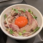 らぁ麺やまぐち - ローストポーク丼(500円)