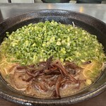 麺屋小鉄 - 博多豚骨ラーメン(ねぎのせ)  2025/8/2