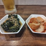 なついろ - わかめナムル、長芋キムチ