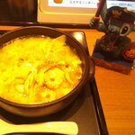 デニーズ - サニーサイドアップモーニング トースト ドリンクバー付 ＆ チョコプリンパルフェ～選べるソース ＆ 海老とハーブ鶏のスープごはん