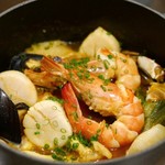 デザミ - マルセイユ風ブイヤベース (二人前 リゾット付 4,800円)