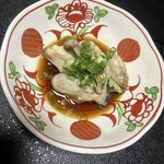 鮨よし - 牡蠣の酒蒸し