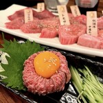 一頭買焼肉 玄 - 黒毛和牛ローストユッケ