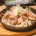 まつりや - 大山鶏の鉄板ミックス焼き