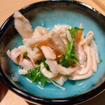 まつりや - 季節のおばんざい(蒸し鶏肉)