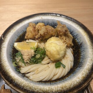 天然大海老天丼 自家製おうどん 白狐_1