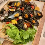 La Foglia - Ristorante Pesce e Carne - イカスミリゾット