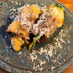 ねこちぐら - 榊山牛と牡蠣の肉巻き 