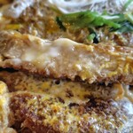 ぶろっこりー - カツの断面