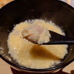 温石 - 近くで捕れた蛤の卵雑炊