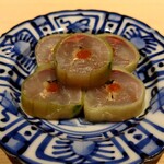 温石 - 焼津の鯵の胡瓜巻