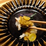 温石 - 伊勢海老の炭火焼