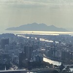 スカイダイニング リーガトップ - 宮島がハッキリと見えました