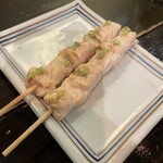 串焼きと地酒 ひらく  赤羽店 - ささみ　わさび