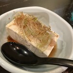 串焼きと地酒 ひらく  赤羽店 - じゃこネギ豆腐