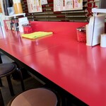 元祖ラーメン 元長屋 - 店内　カウンター席