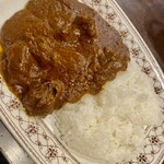 洋食 キムラ - 「ご隠居カレー」のルー全掛け！