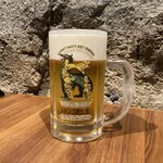 怪獣酒場 - プレミアムモルツ 生ビール（税込693円）