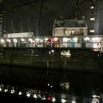 ブラジル食堂 - 川の向こう岸からの風景