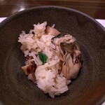 横鍋JAPAN - 牡蠣と舞茸のご飯