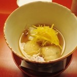 本湖月 - 煮物　蓮根饅頭